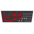Sienas instrumentu dēlis ar plauktiem 112x45cm Kraft&Dele (KD11897)