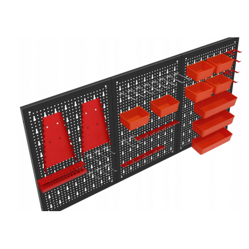 Sienas instrumentu dēlis ar plauktiem 120x60cm Kraft&dele (KD11898)