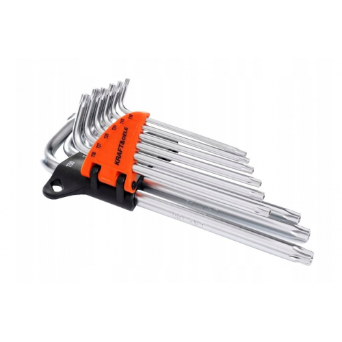 TORX garo sešskaita atslēgu komplekts T10-T50 9 gab KRAFT&DELE (KD11933)