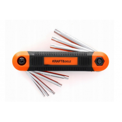 Salokāmas Torx atslēgas, 8 gab Kraft&Dele (KD11935)