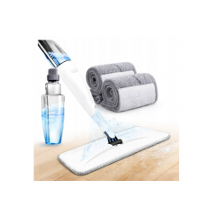 Plakanais mops ar smidzinātāju + mikrošķiedras uzpildījums 125 cm 350 ml Kraft&dele (KD11941)