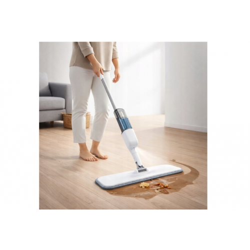 Plakanais mops ar smidzinātāju + mikrošķiedras uzpildījums 125 cm 350 ml Kraft&dele (KD11941)