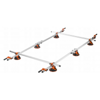 Komplekts lielu flīžu pārvietošanai 3600 mm 6 piesūcekņi no Kraft&dele (KD11985)