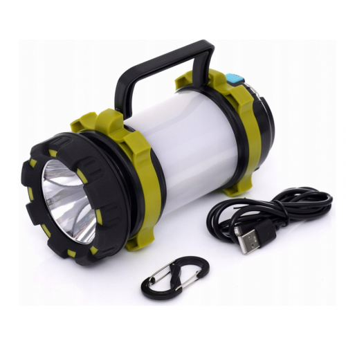 Kempinga lampa – prožektors un kempinga lampa vienā ierī 3000 mAh Kraft&dele (KD1240)