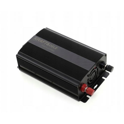 Automašīnas invertors 12V/230V 350W/700W Kraft&Dele (KD1250)