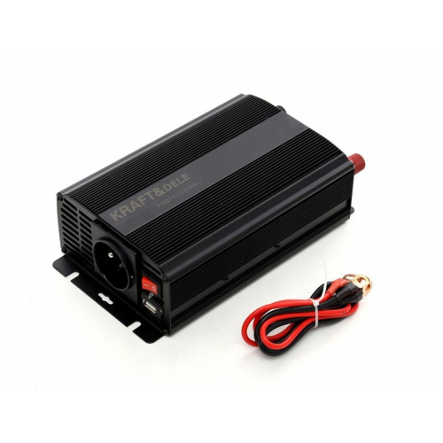 Automašīnas sprieguma pārveidotājs 700W 24V 230V Kraft&dele (KD1251)