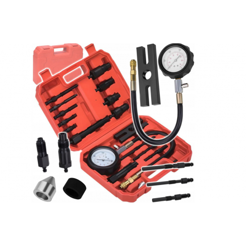 Kompresijas spiediena testeris - dīzeļdegvielai 0-70 bar maksimālais spiediens no Kraft&Dele (KD12516)