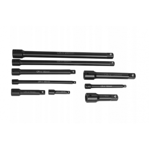 Triecienpagarinājumu komplekts 9 gab. 1/4 3/8 1/2 Kraft&dele (KD12532)