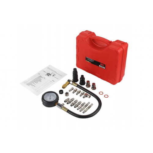 Dīzeļdegvielas spiediena testeris 0–70 bāru kompresijai dzinēja cilindros no Kraft&Dele (KD12538)