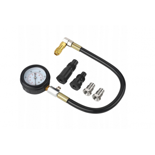 Dīzeļdegvielas spiediena testeris 0–70 bāru kompresijai dzinēja cilindros no Kraft&Dele (KD12538)