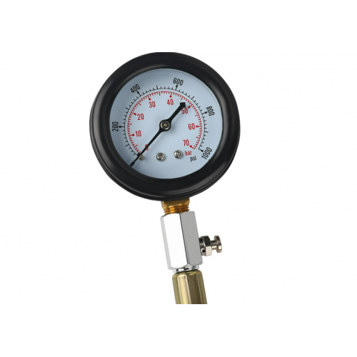 Dīzeļdegvielas spiediena testeris 0–70 bāru kompresijai dzinēja cilindros no Kraft&Dele (KD12538)