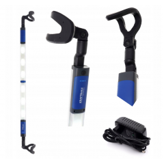 Autoservisa LED akumulātora lampa 3200 mAh, līdz 190cm, 1000 lūmeni no Kraft&dele (KD1260)
