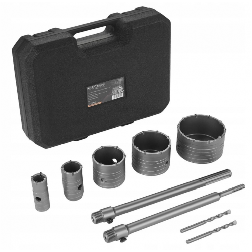 Betona un mūra cauruļzāģi SDS MAX PLUS 30-100mm no Kraft&dele (KD12640)