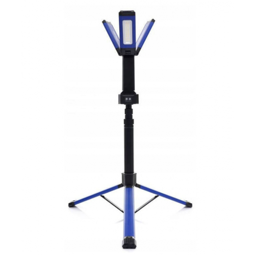 Halogēna celtniecības lampa uz statīva 2000 lm, 4000 AMH, USB Kraf&Dele (KD1267)