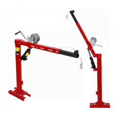 HDS kravas automašīnas celtņa rotācijas pacēlājs ar vinču 450 kg Kraft&dele (KD12687)