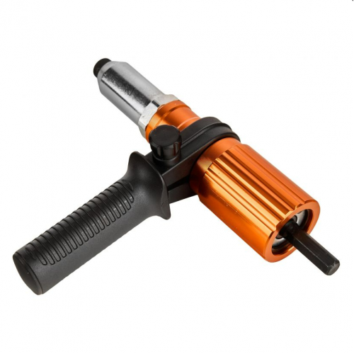 Kniedēšanas adapteris slēptajām kniedēm skrūvgriezim ar rokturi 2,4-4,8 mm no Kraft&dele (KD12700)
