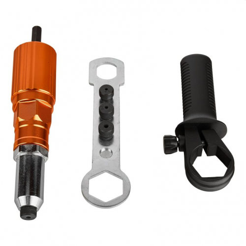 Kniedēšanas adapteris slēptajām kniedēm skrūvgriezim ar rokturi 2,4-4,8 mm no Kraft&dele (KD12700)