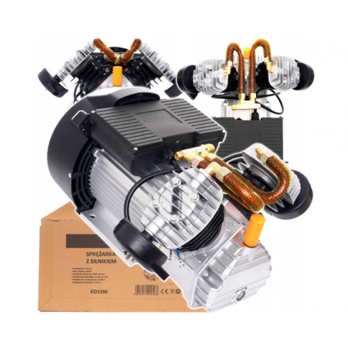 Gaisa kompresors ar elektromotoru 530 l/min 10 bāri Kraft&dele (KD1296)