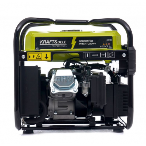 Benzīna 4T invertora elektrības ģenerators 2.5kW no Kraft&dele (KD135)