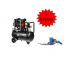 Bezeļļas kompresors 50L,8bar,1500W no Kraft&Dele (KD1386)