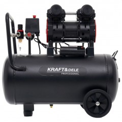 Bezeļļas kompresors 50L,8bar,1500W no Kraft&Dele (KD1386)