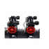Bezeļļas kompresors 100L,2x- virzuļu ,1500W, no Kraft&Dele (KD1387)