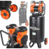 Vertikālais bez eļļas kompresors , gaisa kompresors 100 l, 10 bāri, 3 kW/3000 W no Kraft&Dele (KD1389)
