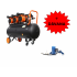 Bez eļļas kompresors 100 l, 8 bar, 230 V, 580 l/min no Kraft&Dele (KD1394) 