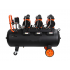 Bez eļļas kompresors 100 l, 8 bar, 230 V, 580 l/min no Kraft&Dele (KD1394) 