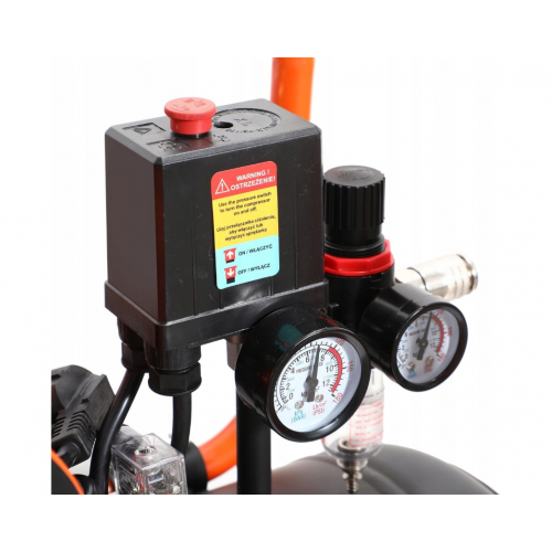 Bez eļļas kompresors 100 l, 8 bar, 230 V, 580 l/min no Kraft&Dele (KD1394) 