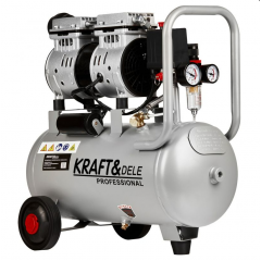Bezeļļas kompresors 24L 8bar  no Kraft&Dele (KD1395)