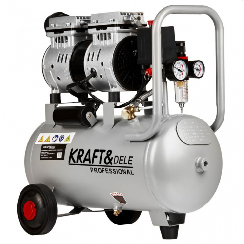 Bezeļļas kompresors 24L 8bar  no Kraft&Dele (KD1395)
