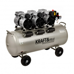 Bezeļļas kompresors 100L,3x- virzuļu ,1500W, no Kraft&Dele (KD1397)