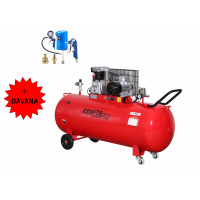 Eļļas kompresors, gaisa kompresors 300 l, 9,5 kW, 8 bāri, 400 V/50 Hz no Kraft&Dele  (KD1409)
