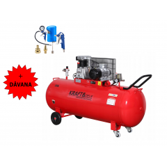 Eļļas kompresors, gaisa kompresors 300 l, 9,5 kW, 8 bāri, 400 V/50 Hz no Kraft&Dele  (KD1409)