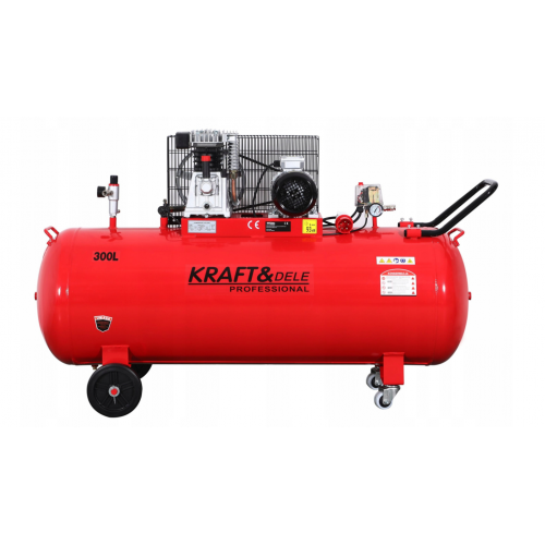 Eļļas kompresors, gaisa kompresors 300 l, 9,5 kW, 8 bāri, 400 V/50 Hz no Kraft&Dele  (KD1409)