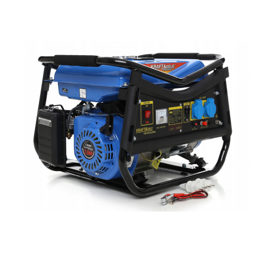 Vienfāzes benzīna ģenerators 3000W 12/230V no Kraft&Dele (KD141)