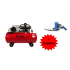 Eļļas kompresors 300l, 3virzuļi,9.6KW no Kraft&Dele (KD1411)