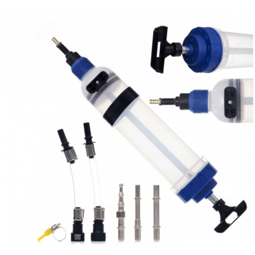 Šļirces sūkšanas sūknis eļļai 1500 ml 1,5 l ar šļūtenes piederumiem Kraft&dele (KD1456)