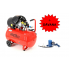 Gaisa kompresors 100L Kraft&dele + digitāla gaisa pistole (KD1483)