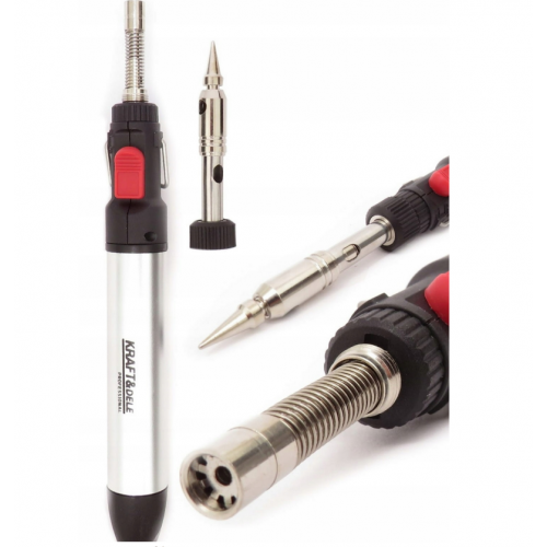 Газовый паяльник с термофеном 3W125-80W 15 мл (KD1499)