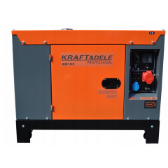 Trīsfāžu dīzeļģenerators 13000W,400v,50Hz,25l no Kraft&Dele (KD152)