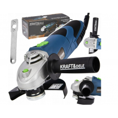 Leņķa slīpmašīna 125 mm, 900 W, 3000–12000 apgr./min no Kraft&Dele (KD1533)