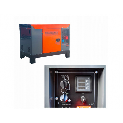 Pārnēsājams trīsfāžu dīzeļģenerators 220V/380V, 25 l,14/15Kw no Kraft&Dele (KD153)