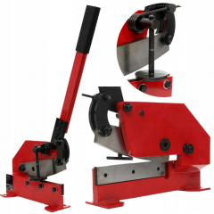 Manuālā 5 collu giljotīna tērauda loksnēm un stieņiem 125 mm no KRAFT&DELE (KD1588)