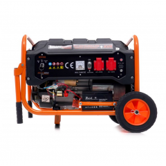 Benzīna vienfāzes ģenerators 3,5 kW, 230 V no Kraft&dele (KD162)