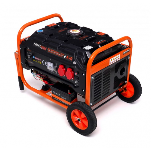 Benzīna vienfāzes ģenerators 3,5 kW, 230 V no Kraft&dele (KD162)