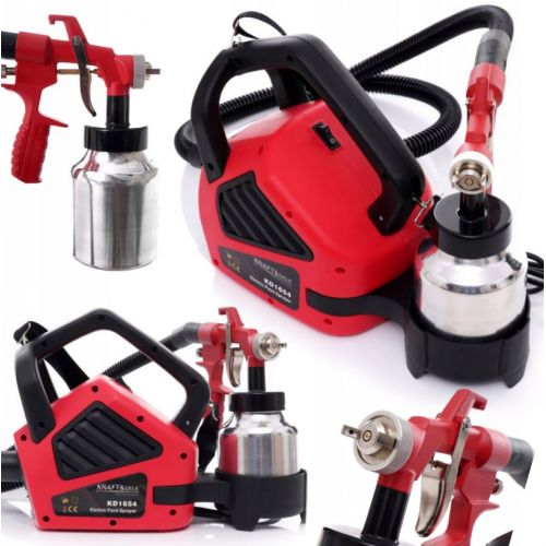 Elektriskā krāsas smidzināšanas pistole 600W 1000ML Kraft&dele (KD1654)