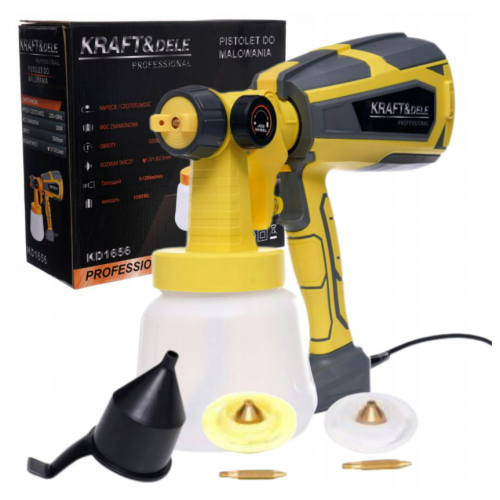 Krāsas smidzināšanas pistole 1000 ml 500W Kraft&dele (KD1656)