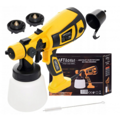 Krāsas smidzināšanas pistole krāsošanai 650W 1000ML Kraft&Dele (KD1657)
